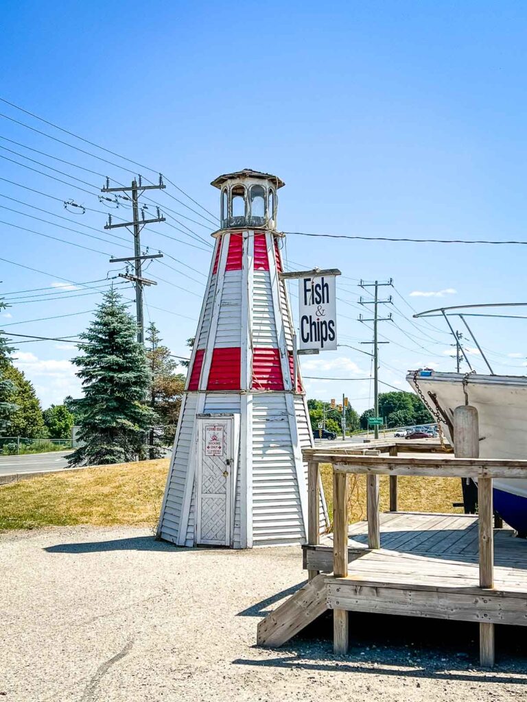 lighthouse at ago's boat