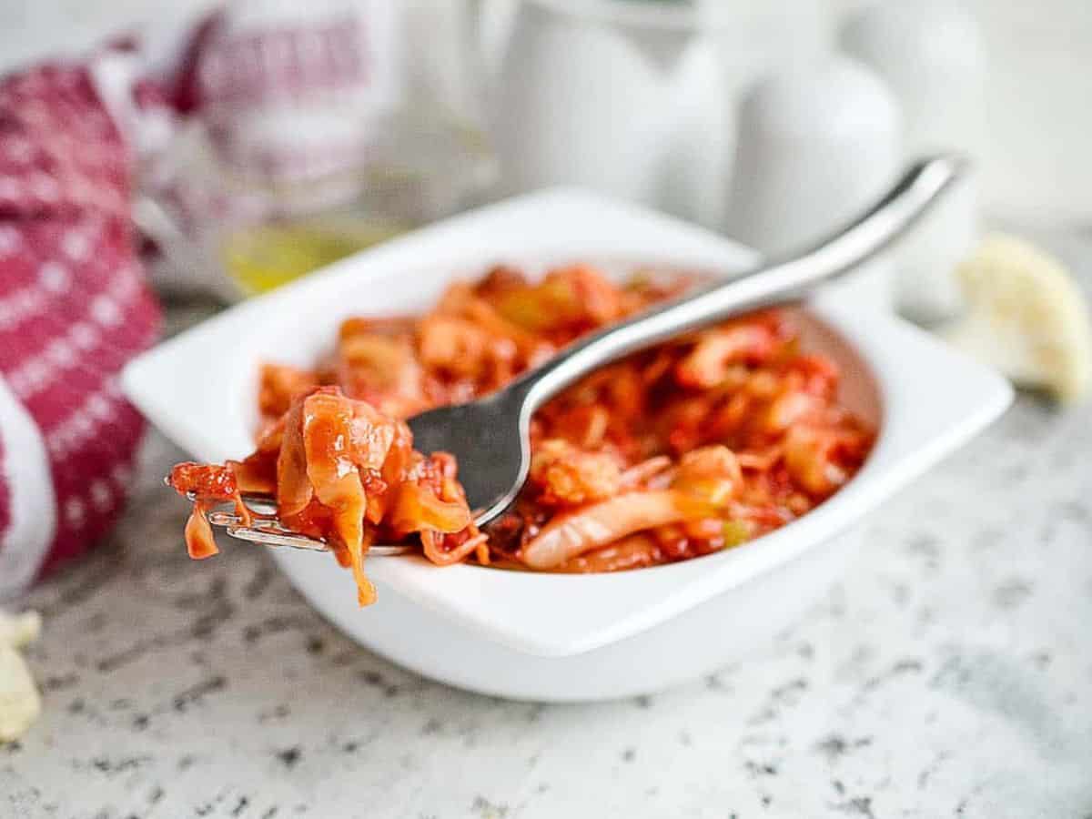 Cabbage Roll in a Bowl.