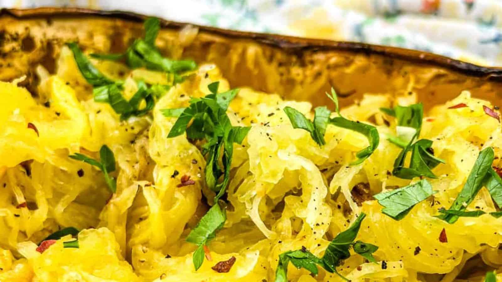 Smoked Spaghetti Squash.