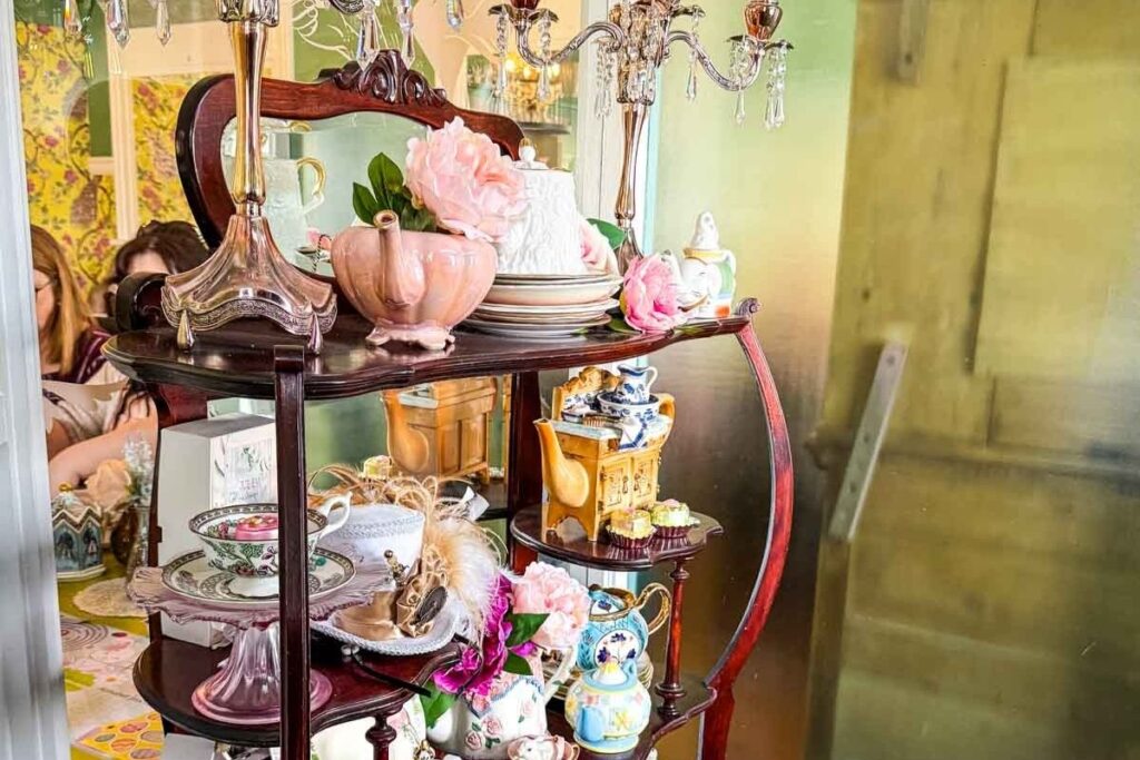 Photo of teas in Abigail's Tea House.