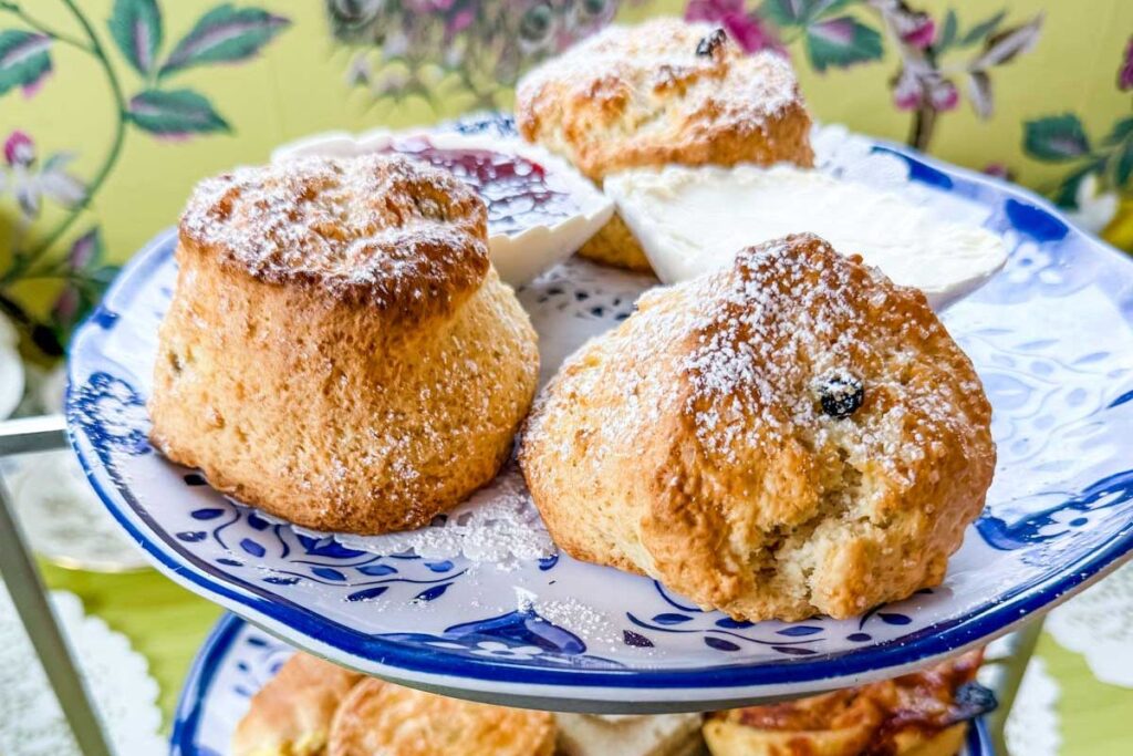 Photo of scones in Abigail's Tea House.