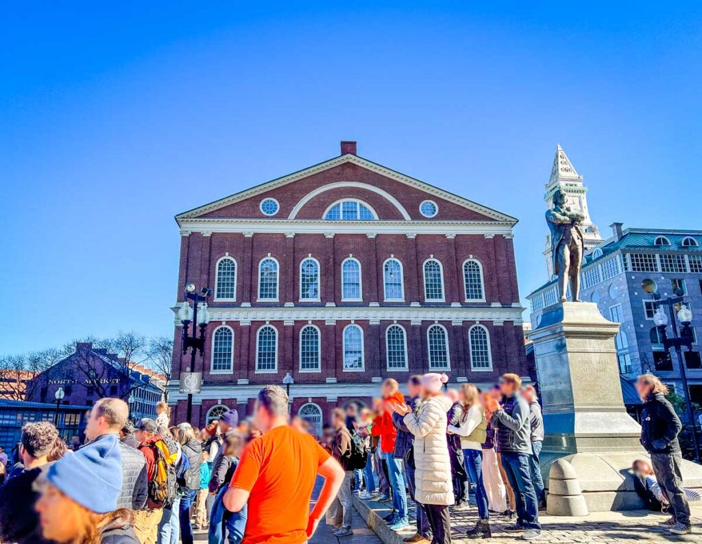 Photo of Faneuil Hall in Boston.