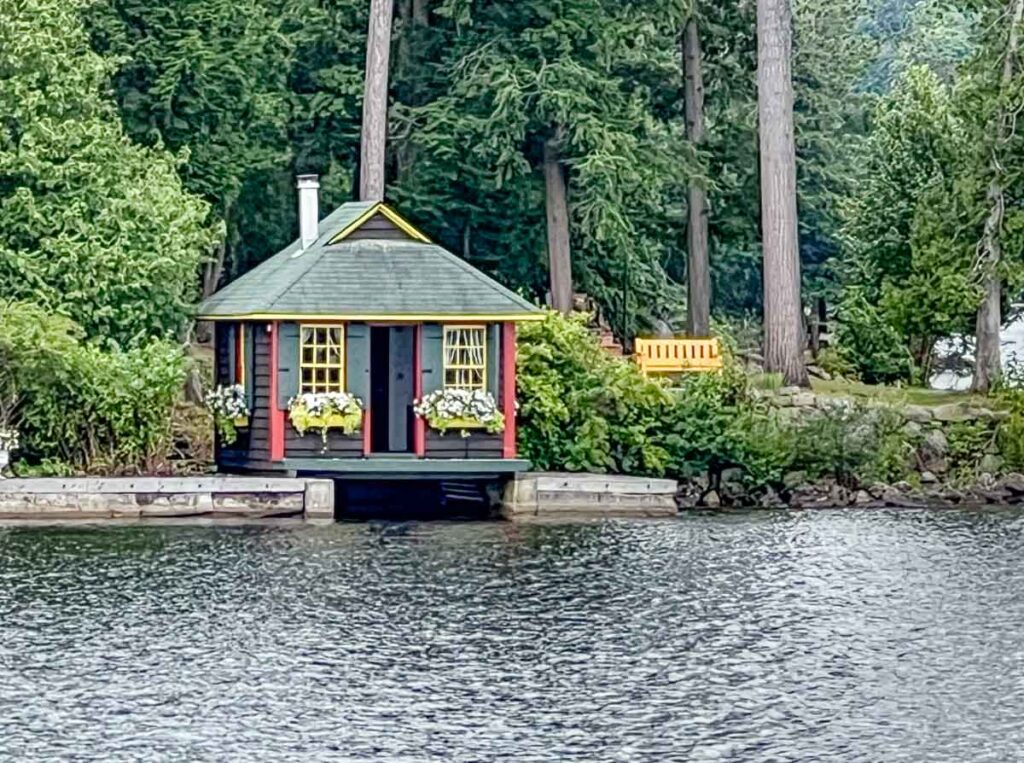 A house beside a lake in Port Carling.