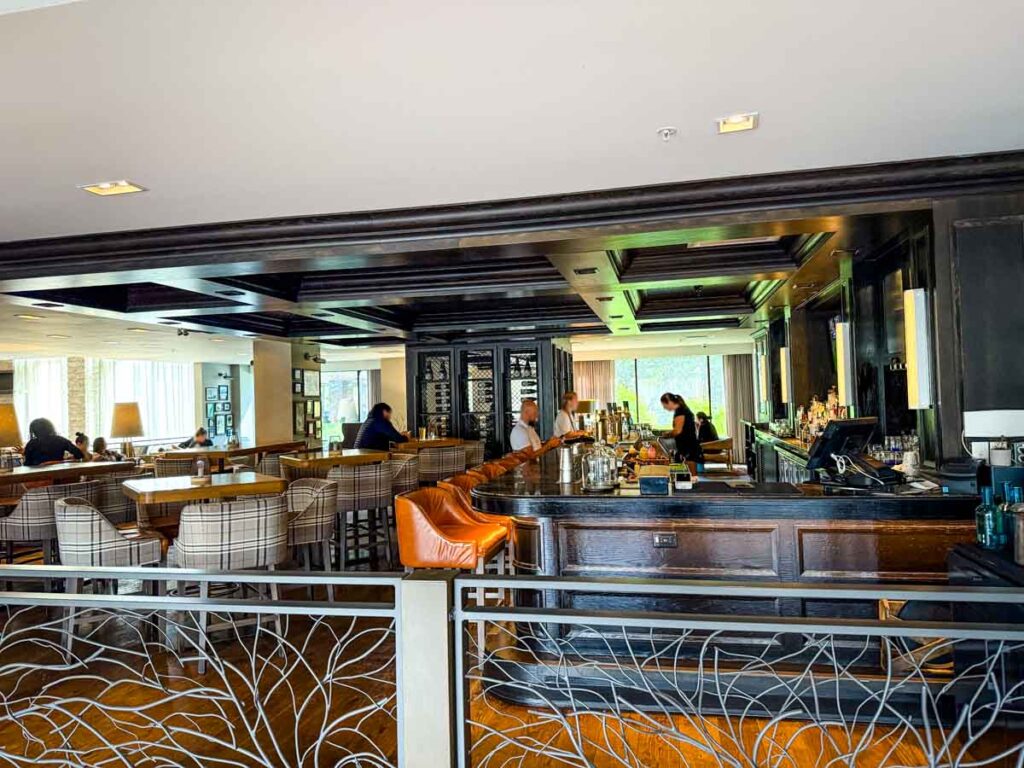 Inside Blacktail Bar.