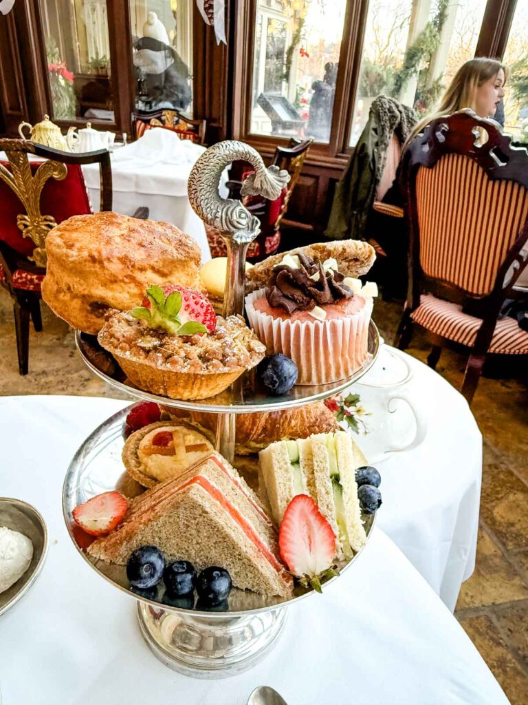 Freshly prepared sandwiches and sweet treats at Prince of Wales Hotel, Niagara.